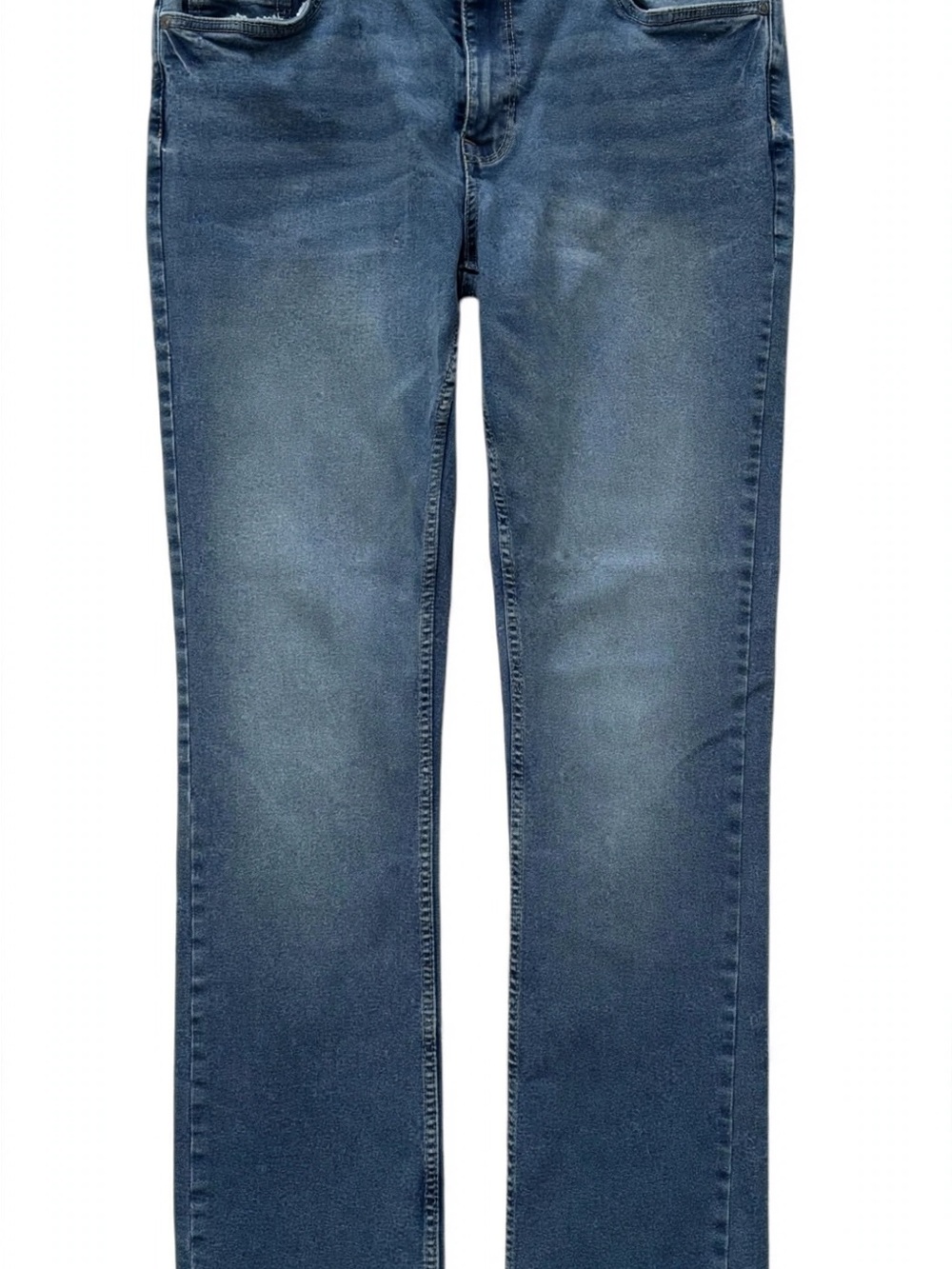 Artful Rebel Jeans Men's 36x32 Blue Cotton Stretch Denim Designer Slim Fit Pants